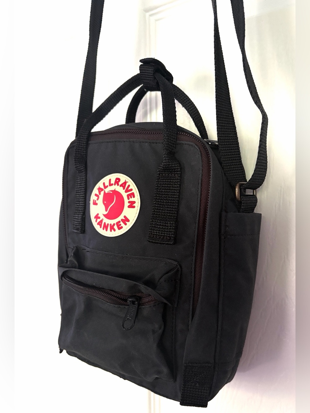 Fjallraven Bag Unisex Kanken Sling Bag Crossbody Black - Picture 13 of 15